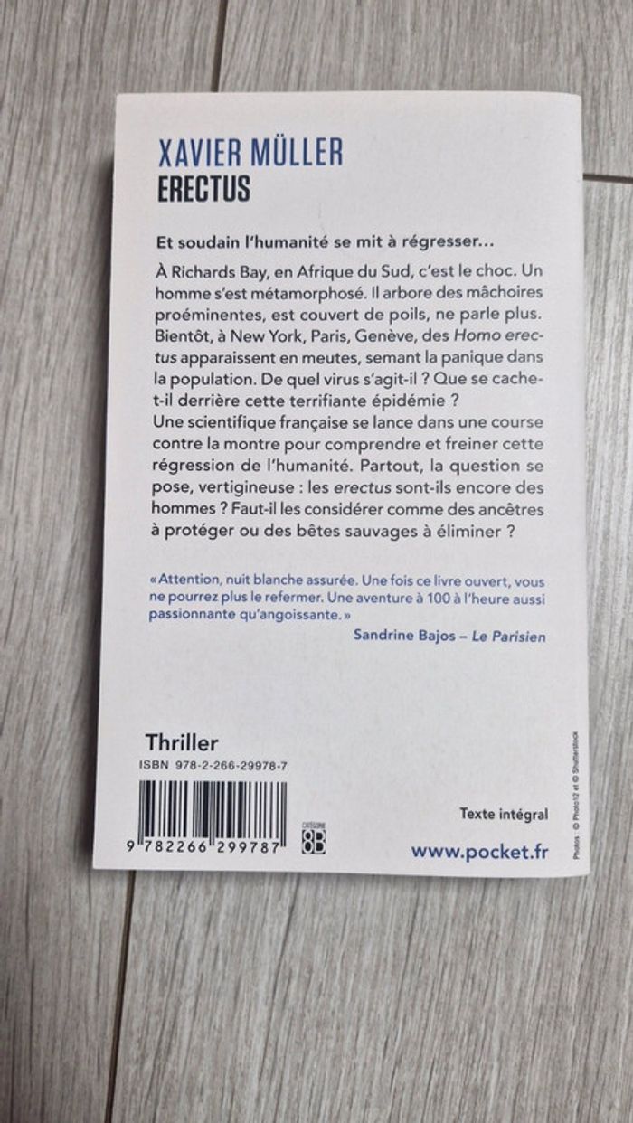 Livre Erectus - photo numéro 2