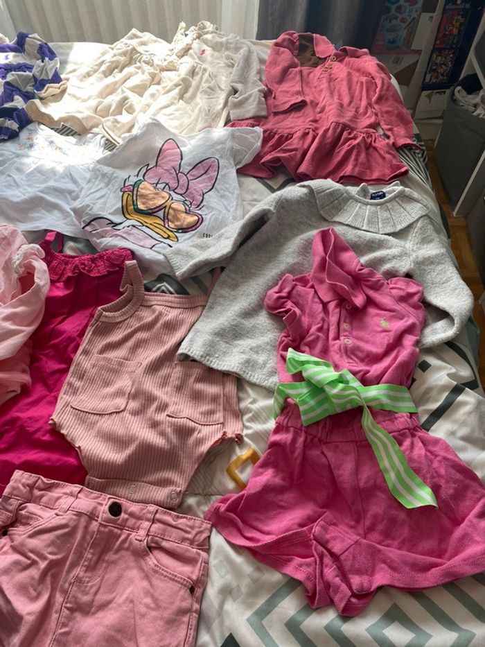 Lot vêtement bébé fille 9/12 mois - photo numéro 2