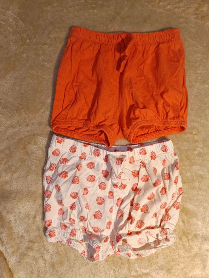 Lot shorts 36 mois