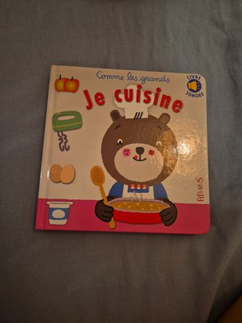 Livre sonore Je cuisine