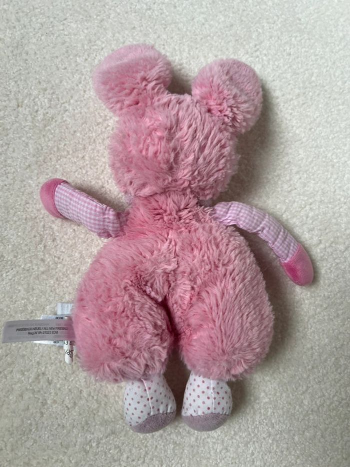 Doudou lapin rose plat Doudou et Compagnie - photo numéro 4