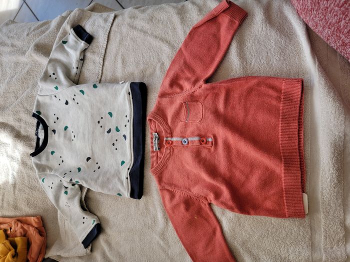 Lot de 4 pulls 9 mois garçon - photo numéro 4