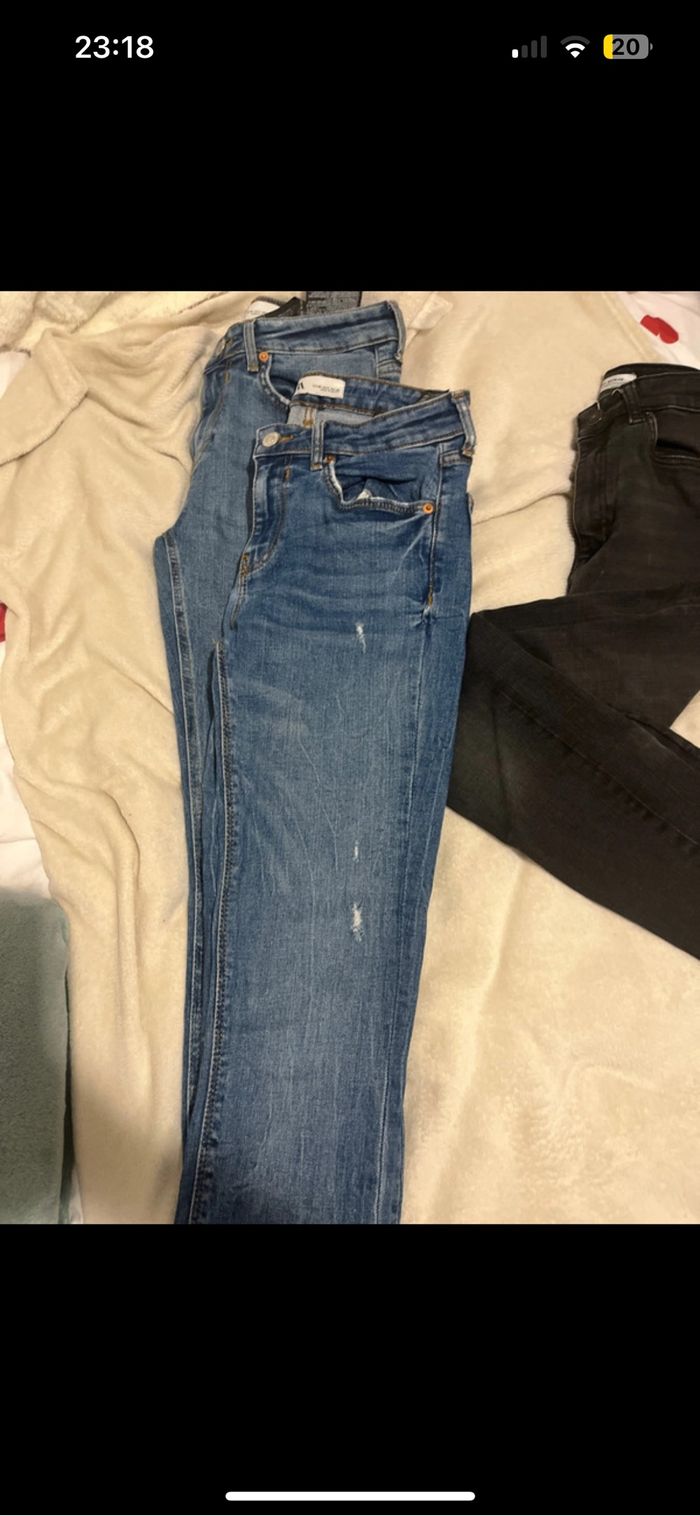 Lot 3 jeans Zara - photo numéro 3