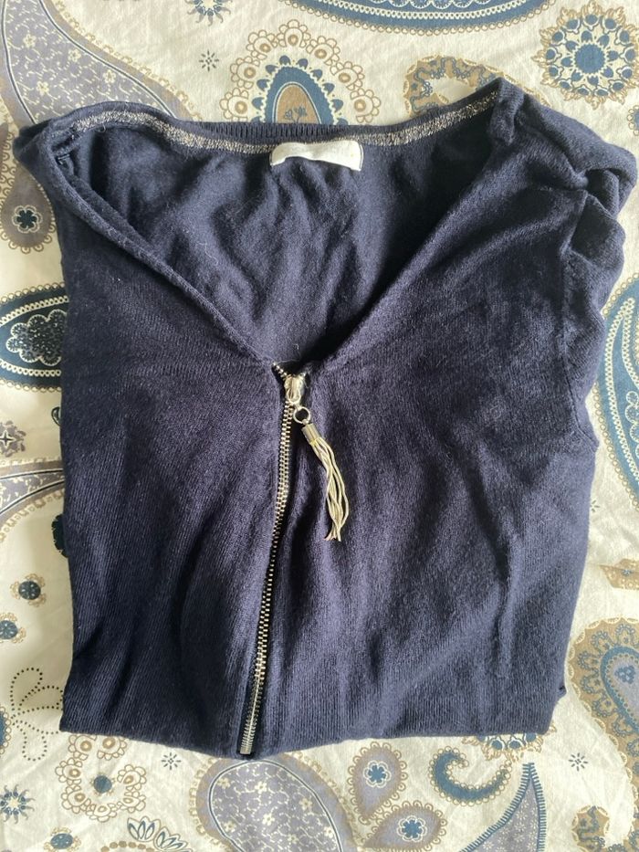 Pull bleu marine - photo numéro 2