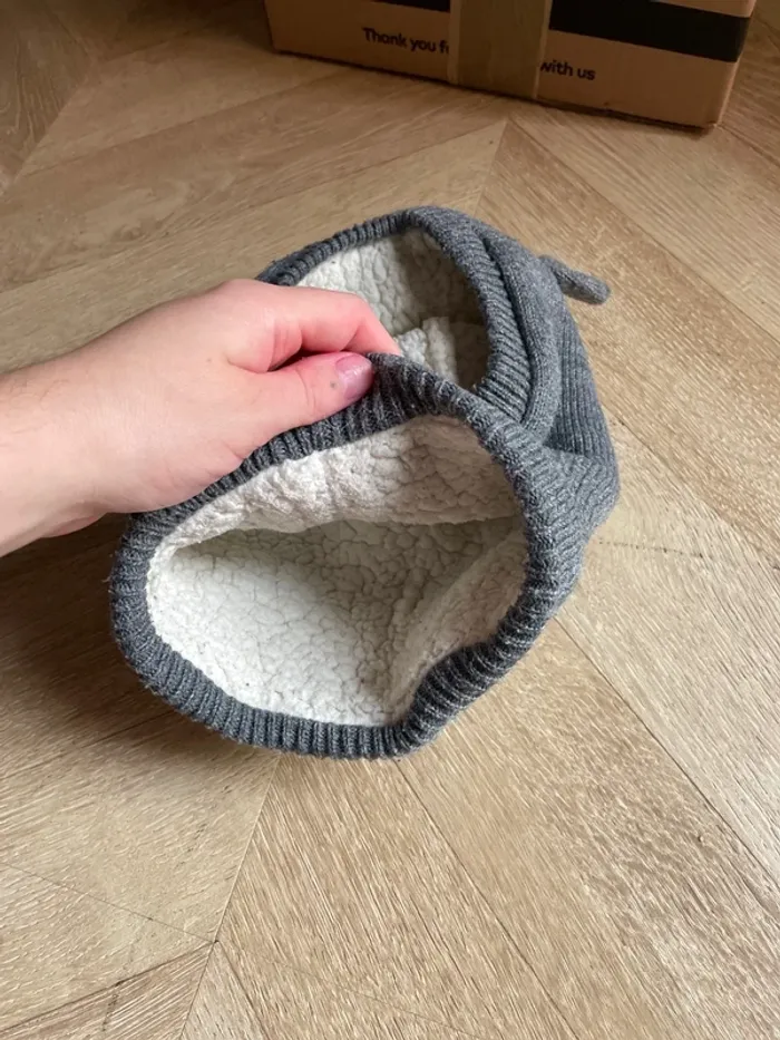 Cagoule bébé grise taille 12 mois - photo numéro 5