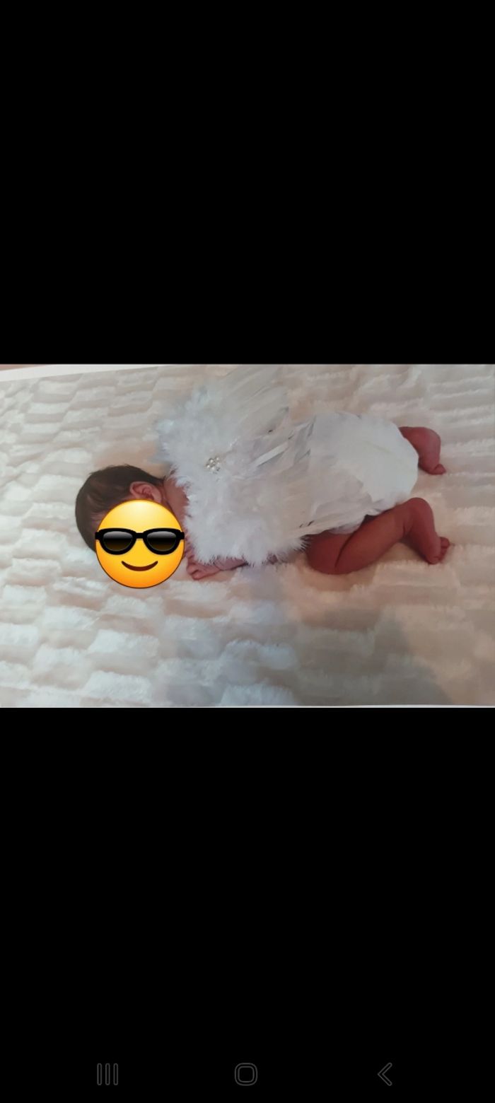 Aile d'ange costume photo bébé