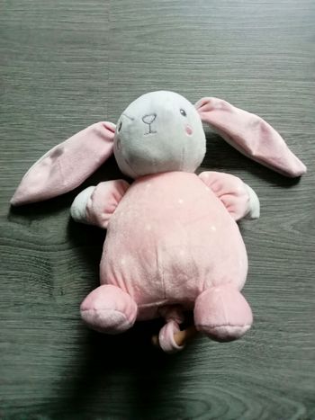 Peluche musicale lapin Kiabi neuve