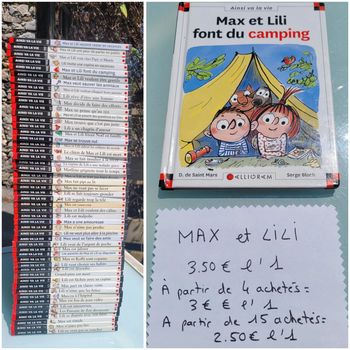 Les aventures de Max et Lili, Ainsi va la vie, Tome 102 🏕 Max et Lili font du camping 🏕
