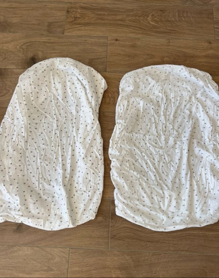 Lot de 2 draps housse bébé - photo numéro 2