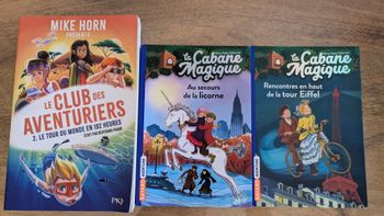 Lot de 3 livres 8 ans