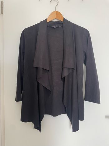 Veste Morgan suédine noire T36-S