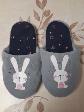 Pantoufles chaussons lapin pointure 28/29