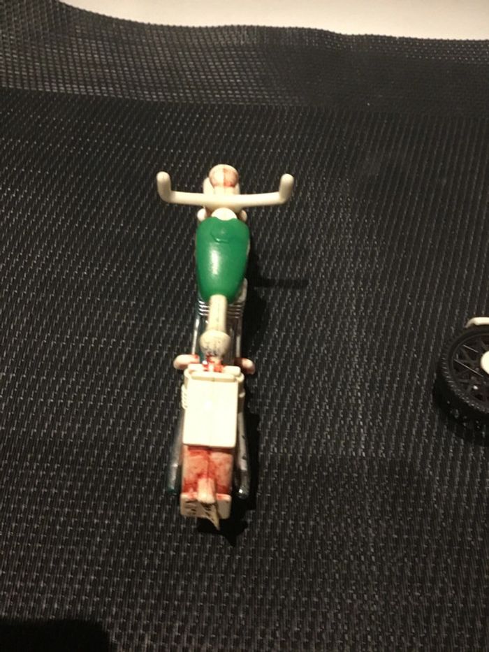 Playmobil lot 3 motos police vintage en l’état coloriées pour pièces - photo numéro 10