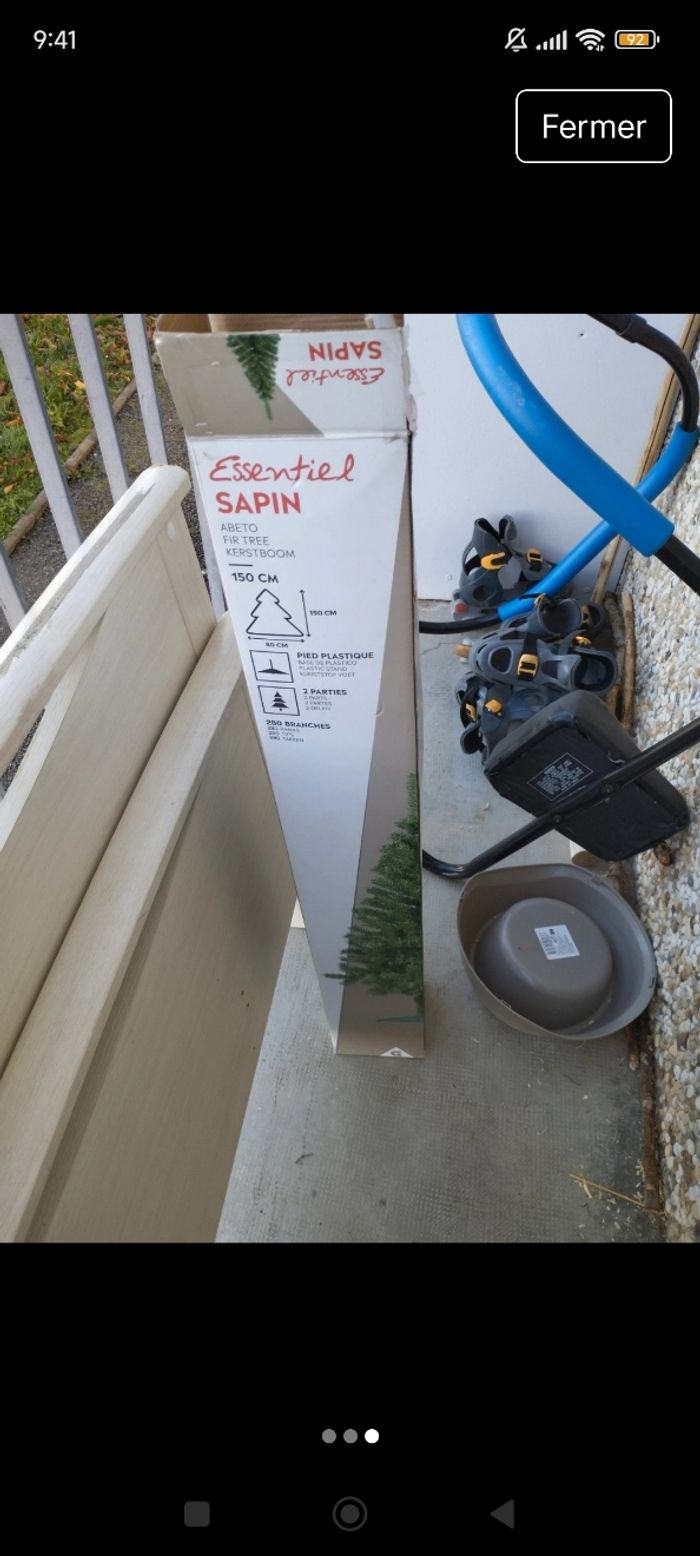 Sapin de noel artificiel - photo numéro 3