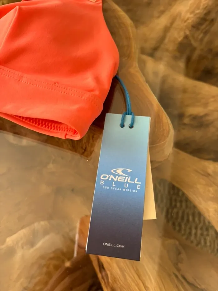 Haut de maillot de bain orange O'neill XS triangle - photo numéro 3