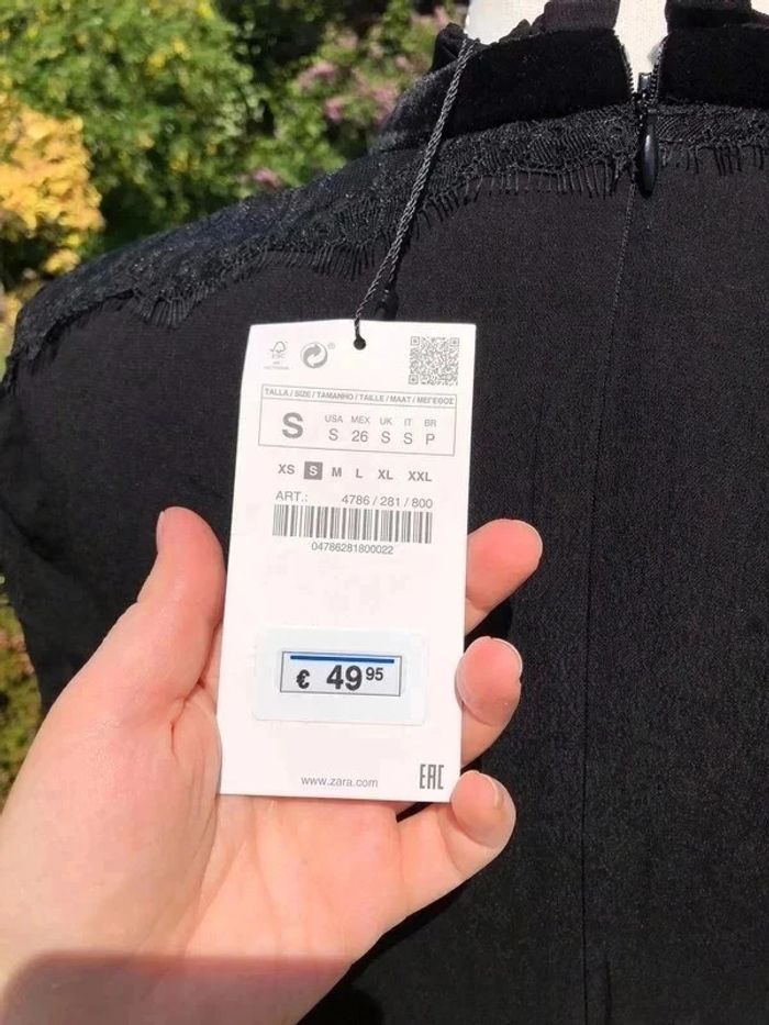 Robe Zara noire neuve taille S - photo numéro 4