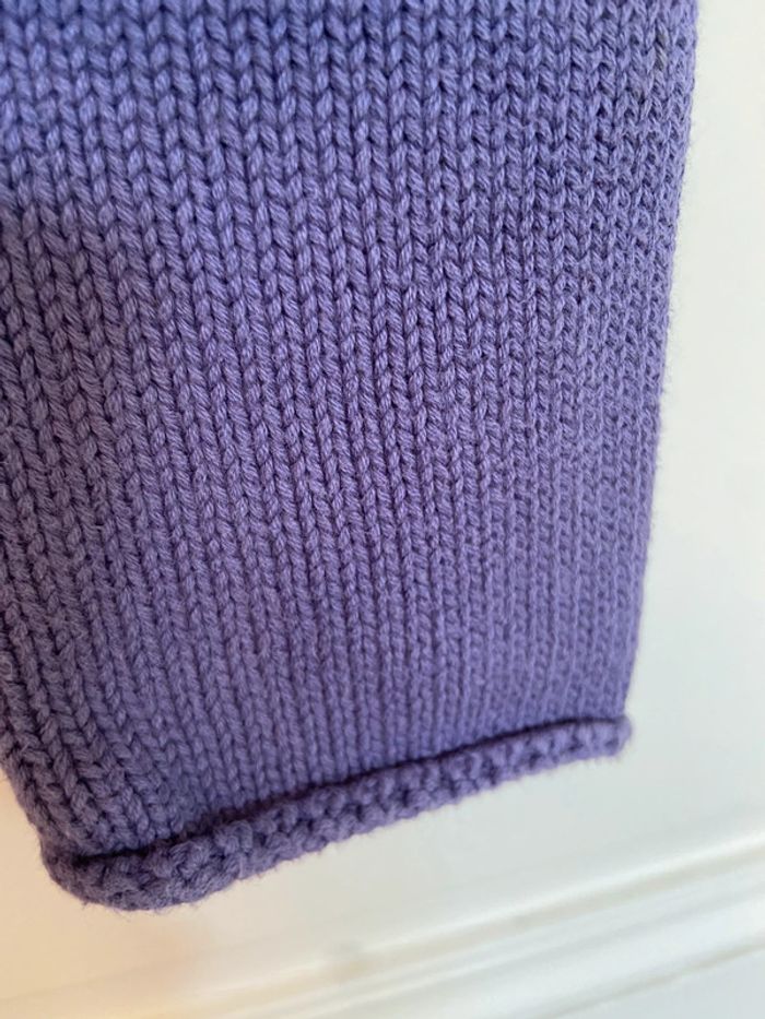 Pull en coton mauve Okaïdi taille 12 ans - photo numéro 7
