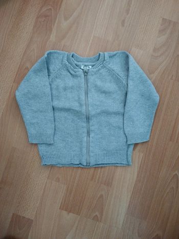 Gilet zippé 3 ans