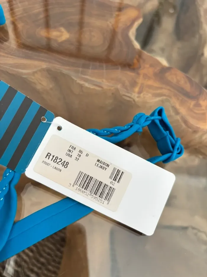 Haut de maillot de bain Maison Lejaby bleu 85D - photo numéro 5