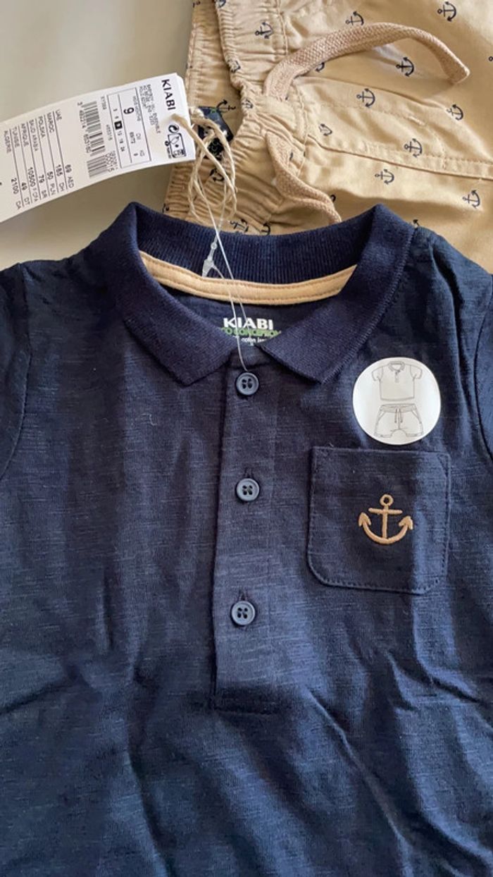 Lot de 2 ensembles été 9 mois - photo numéro 7