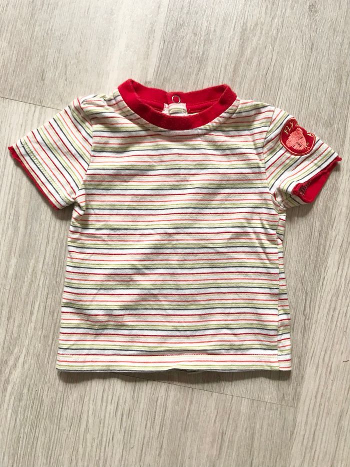 T-shirt à rayures 3 mois