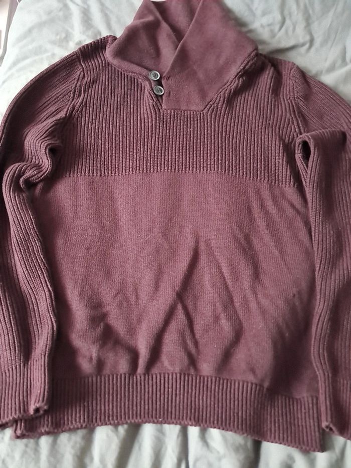 Pull couleur prune