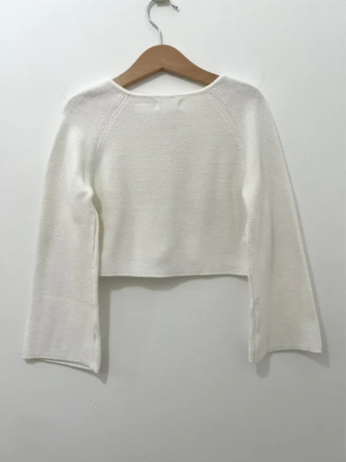 Gilet blanc court Mango - photo numéro 5