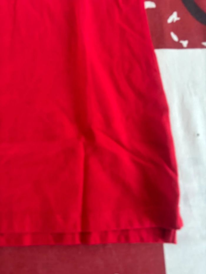 Polo Tommy Hilfiger rouge 5 boutons taille xs - photo numéro 7