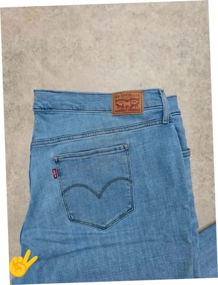 Jeans Levi's 311 W46|FR56 coupe baggy bleu Femme-Women PAN254 - photo numéro 2