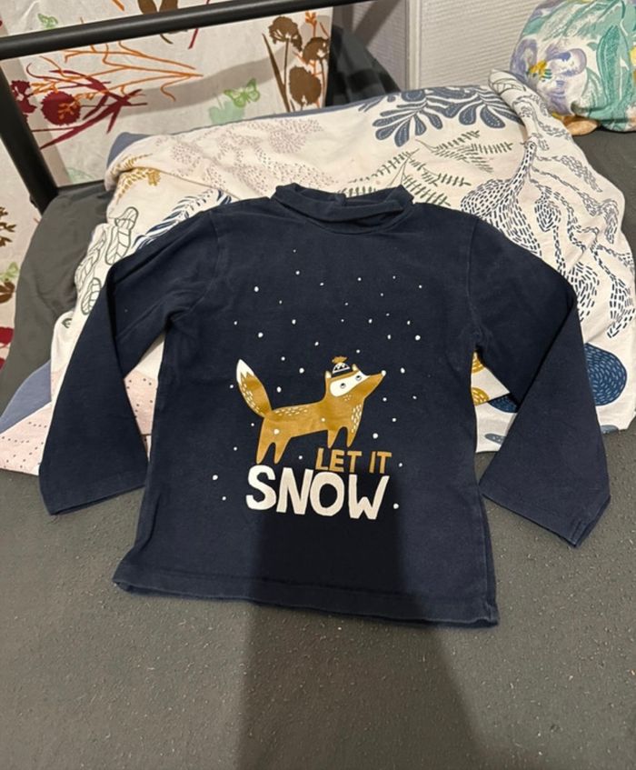 Tee-shirts ML bb garçon taille 24mois🐨