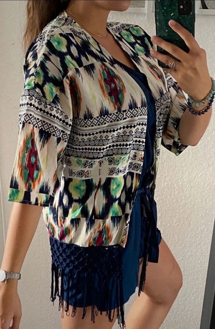 Veste légère / kimono printemps été - photo numéro 4