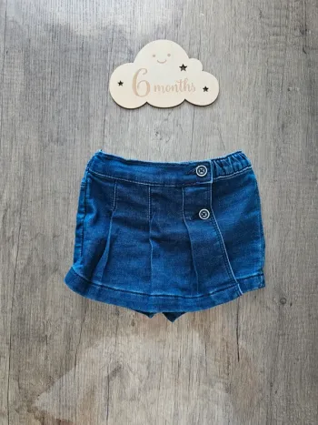 Jupe short en jean