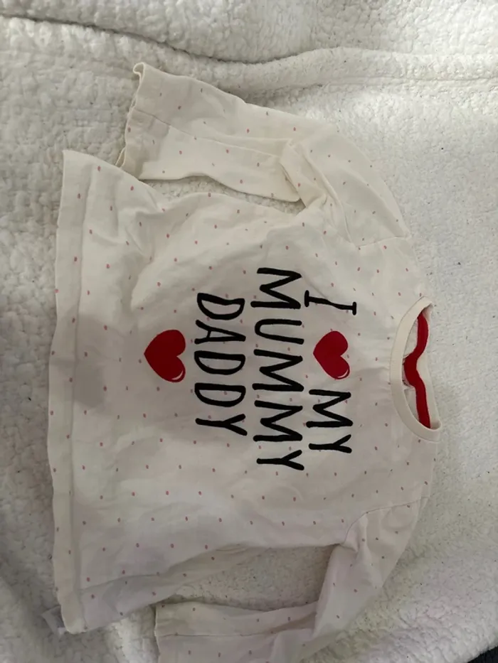 T-shirt so cute 12/18 mois