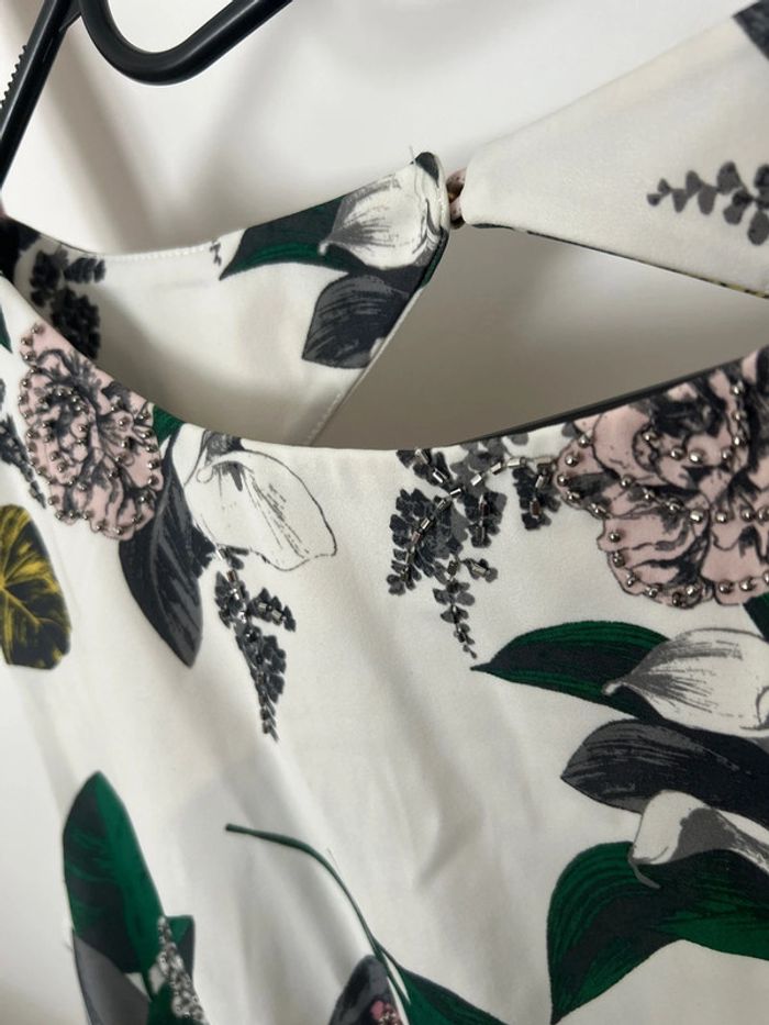 Robe habillé chic fleurie - photo numéro 3