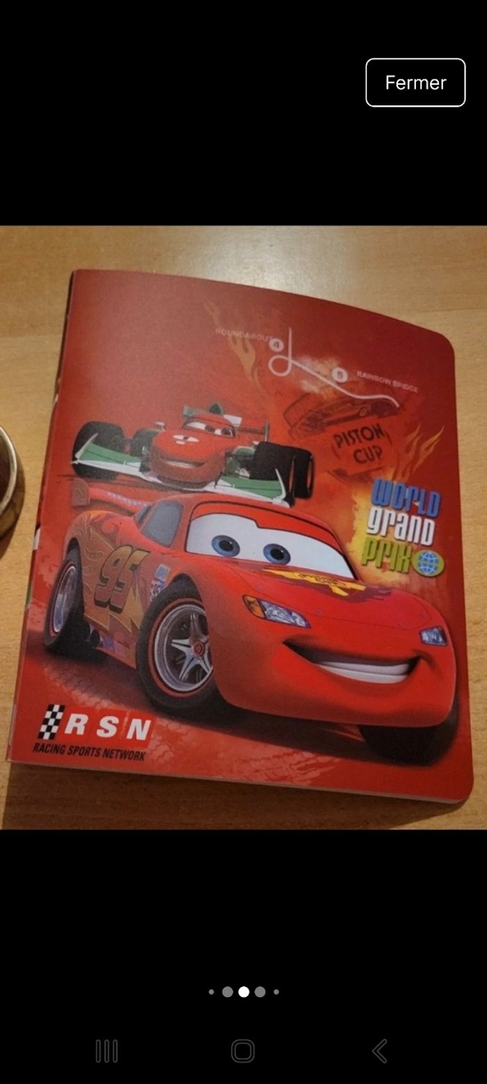 Classeur cars petit format - photo numéro 3