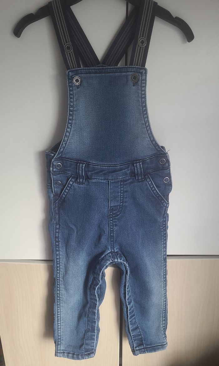 Salopette en jeans garçon - photo numéro 2
