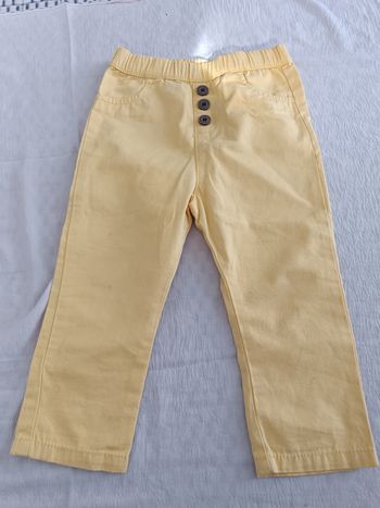 Pantalon Tao Couleur Jaune Pour Unisexe 2 Ans 