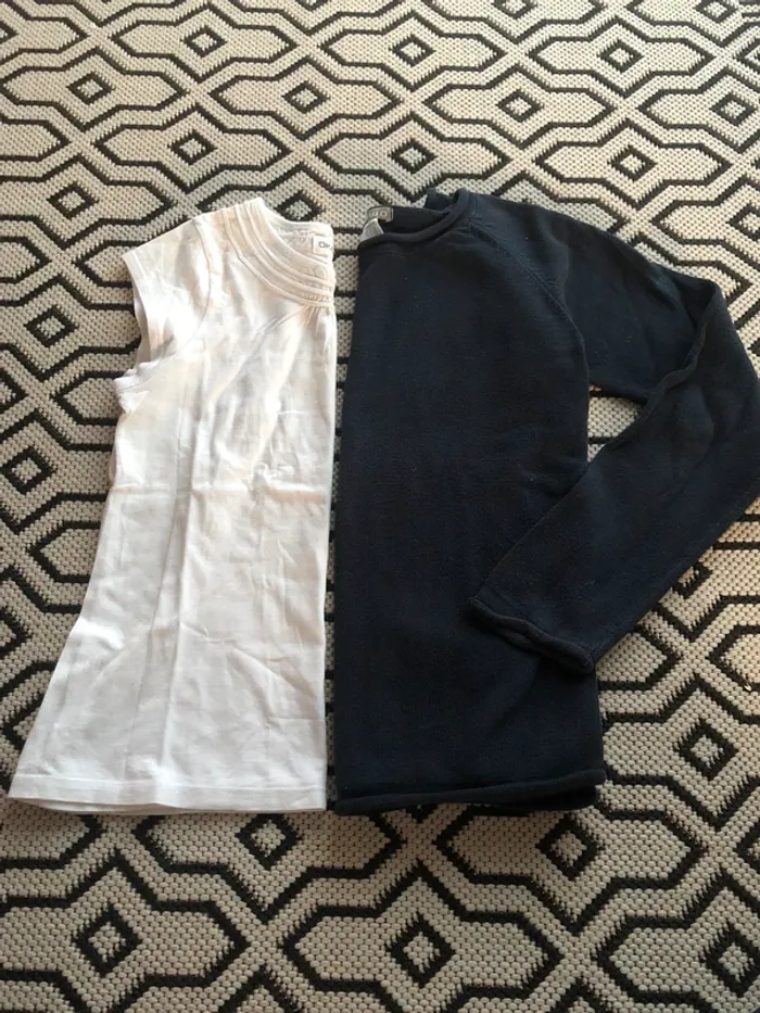 Teeshirt + pull 10 ans