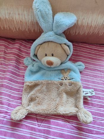 Doudou ours lapin grain de blé