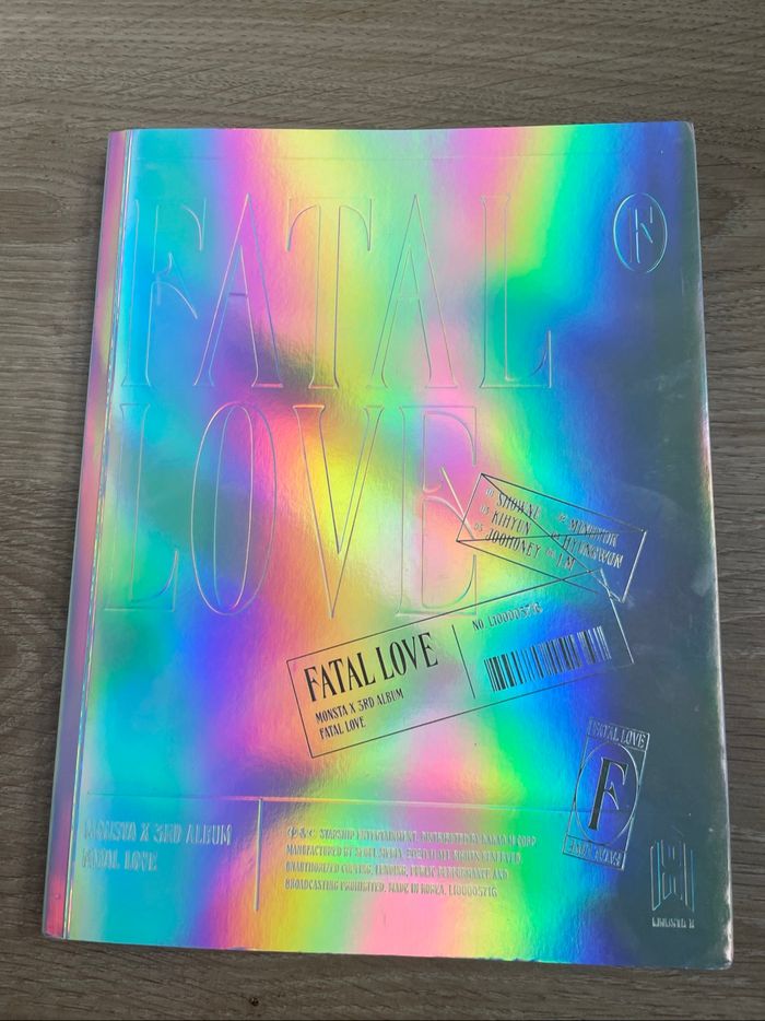 album fatal love monsta x version 3 - photo numéro 5