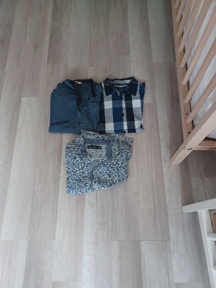 Lot de Chemises manches longues mixte pour enfants - photo numéro 2