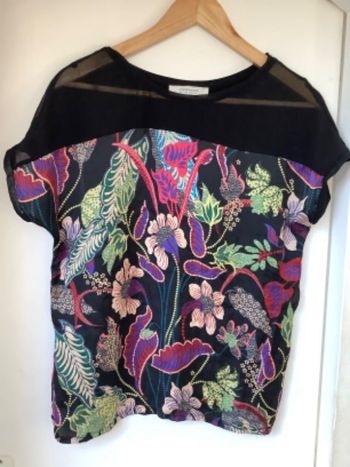 Top bi-matière Promod taille M