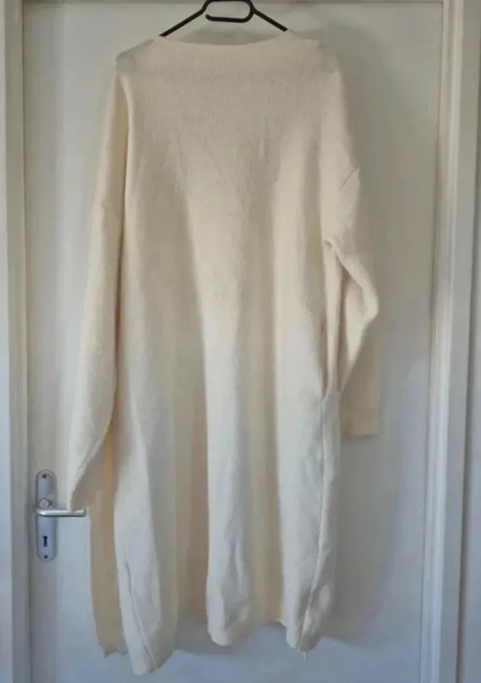 Cardigan long écru - photo numéro 4