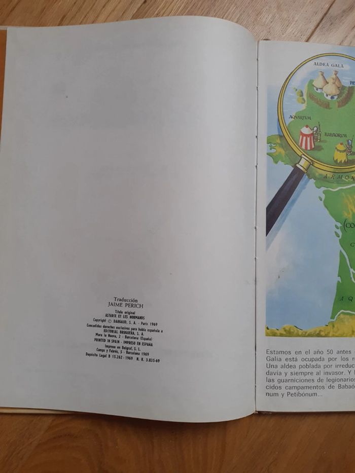 BD Una aventura de Astérix - Astérix y lis Normandos - 1969 - photo numéro 5