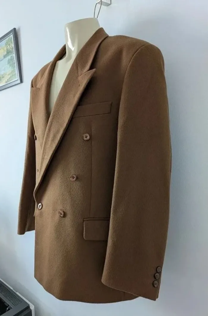 Veste blazer 65% cachemire - en cachemire laine - taille XL/XXL - photo numéro 4