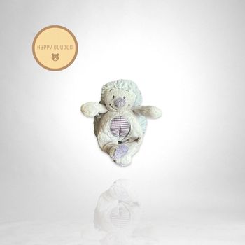 Peluche Hérisson Gris et Bleu Merlin Noukie’s A1030