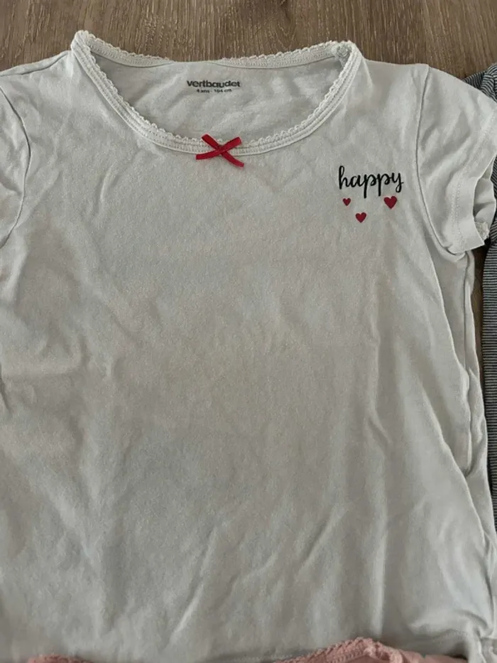 Lot de 4 maillot de corps Vertbaudet - photo numéro 3