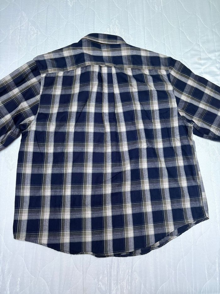 Chemise à carreaux bleus Tissaia Taille 43/44 - photo numéro 4