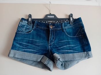Short en jean Bleu T38