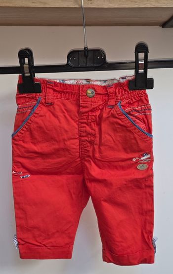 Pantalon rouge sergent major 12 mois